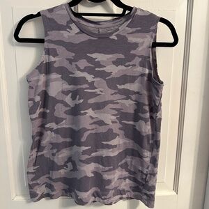 Athleta Girl Explore Tank, Light Purple Camo, XXL/16